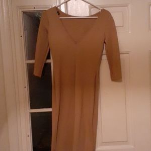 =Forever 21 spandex Beige dress